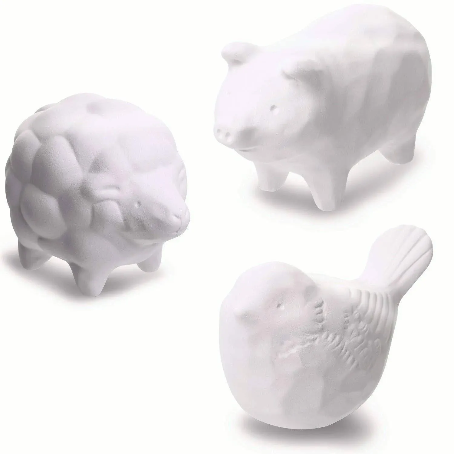 Aroma Ceramic Stone Diffuser [Made in Japan] Aromatherapy Passive Essential Oil Diffuser, Non-Electric Eco-Friendly, Unique, Cute, Animal, Design for Women, Men, and Gifts (3pcs Set)