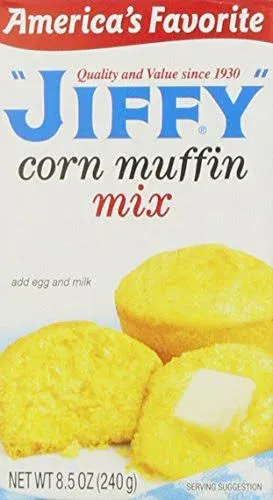 Jiffy Corn Muffin Mix  8.5 Oz (Pack of 12)