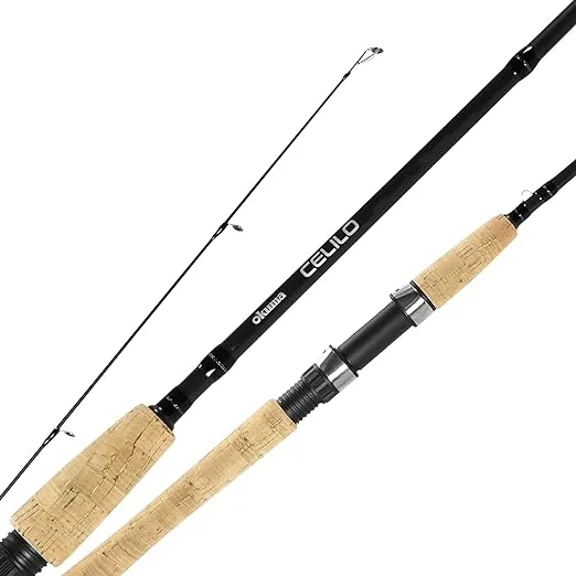 Okuma Celilo Graphite Lightweight Ultra Light Freshwater Rods, CE-S-562ULb, Black