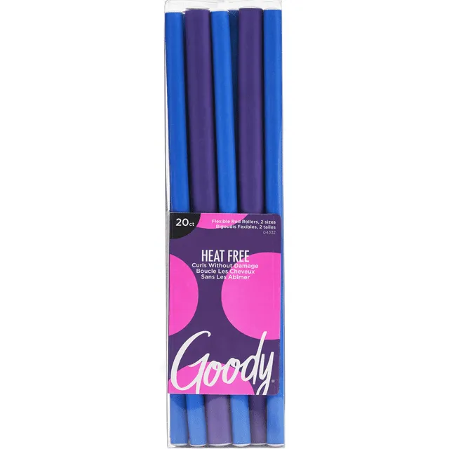 Goody GO CURL  20ct. Heat-Free Flexible Rod Rollers  2 Sizes