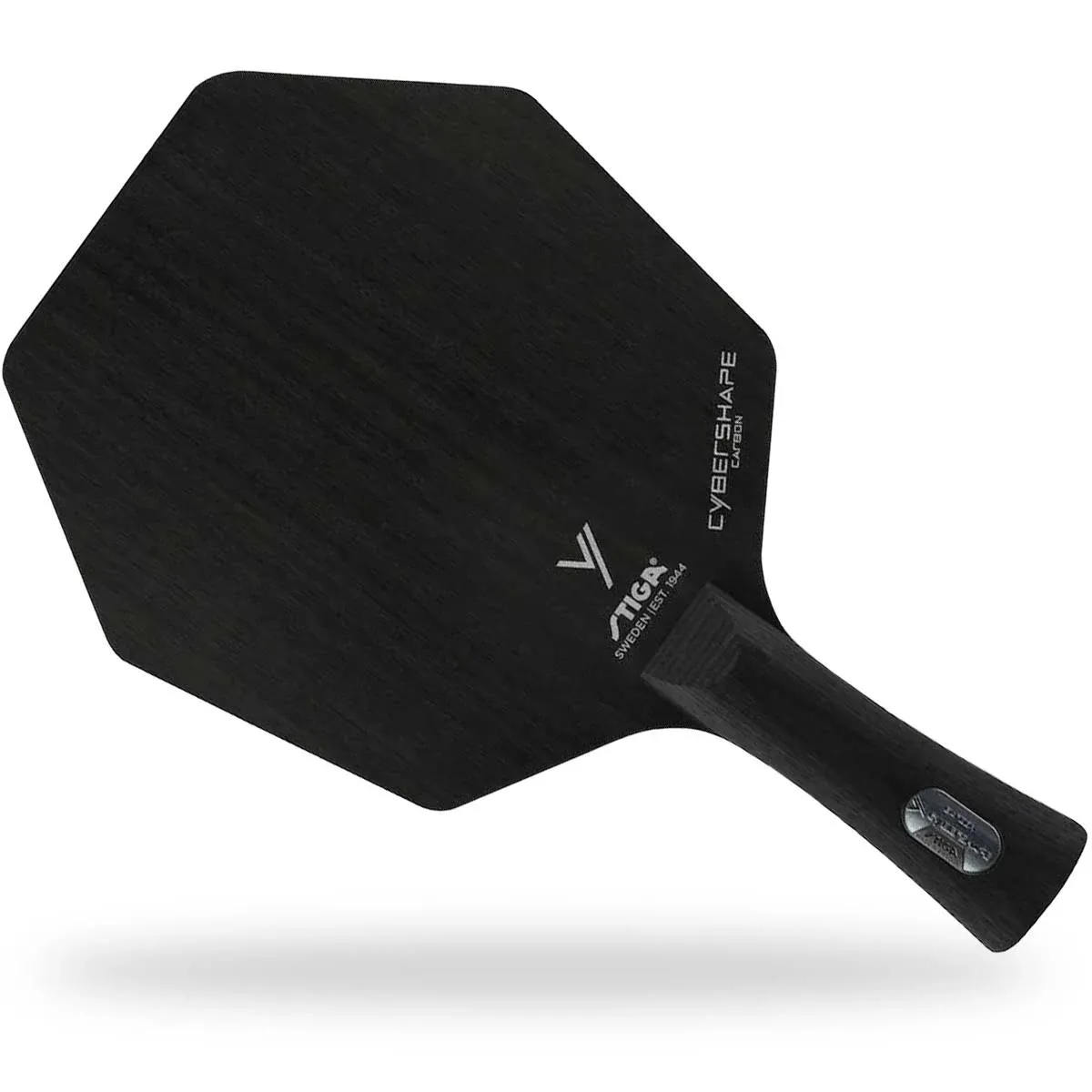 Stiga Cybershape Carbon Table Tennis Blade | Ping Pong Paddle - Unique Design for Larger Hitting Area & Increased Control - Competition Approved Pen/