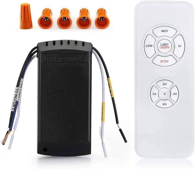 Universal Ceiling Fan and Lights Wireless Remote Control Kit 3-in-1 Ceiling F...