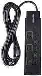 Amazon Basics Rectangular 8-Outlet Power Strip Surge Protector