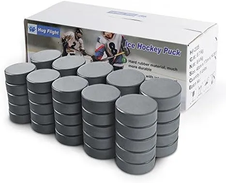 Hockey Pucks Bulk 50 Hockey Pucks per Case Official New