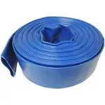 1 inch Dia. x 50 ft - HYDROMAXX 4 Bar Heavy Duty Reinforced PVC Lay Flat Discharge and Backwash Hose