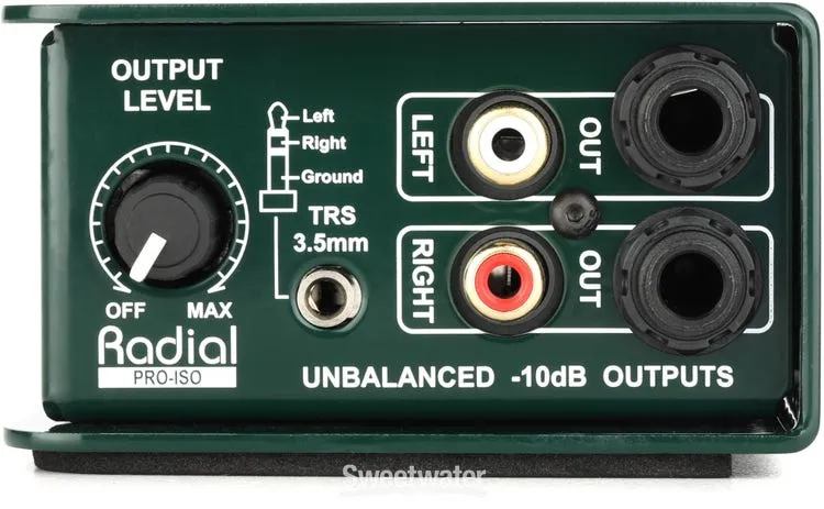 Radial Engineering Pro-Iso Stereo Line Isolator