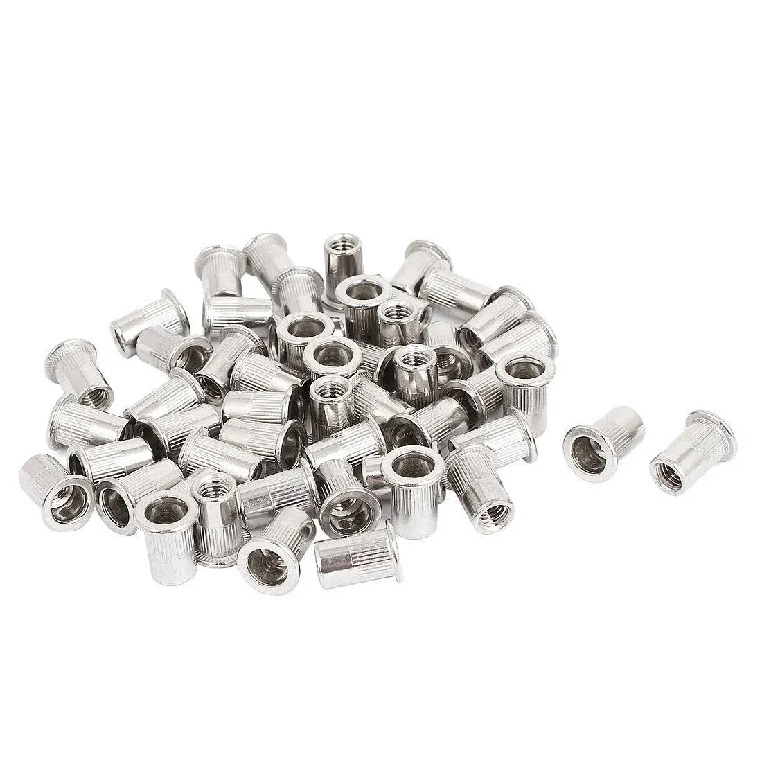 M6 Thread 304 Stainless Steel Rivet Nut Insert Nutsert 50pcs