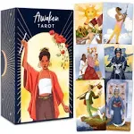 RYVE Awaken Tarot Cards Borderless with Guide Book - Modern Tarot Deck Inspired by The Rider Waite Tarot Deck - Tarot Cards for Beginners and Professionals, Beginner Tarot Decks with Guidebook