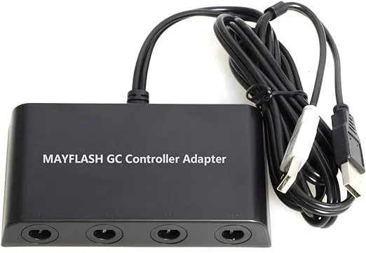 Mayflash GC Controller Adapter, Compatible for Gamecube Wii U PC USB Switch