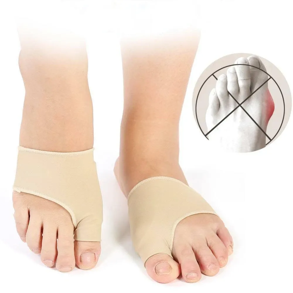 Alayna Bunion Corrector and Bunion Relief Sleeve Gel Pad Cushion Splint Orthopedic Bunion Protector for Men and Women, Hallux Valgus Corrector Bunion Guard, Bunion Pain Relief (2 PCS) (Large)