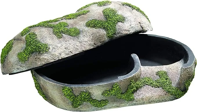 Zilla Rock Lair Terrarium Hideout, Extra Large, with Removable Top