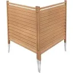 Enclo Privacy Screens 3.6 ft. x 3 ft. Waverly No Dig Vinyl Cedar Woodtek ...