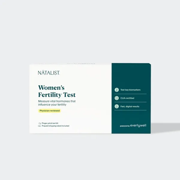 Natalist Women's Fertility Test - at-Home Test Kit by Everlywell Measures Key Hormones - Physician-Reviewed Digital Results Within Days - Ages 18+