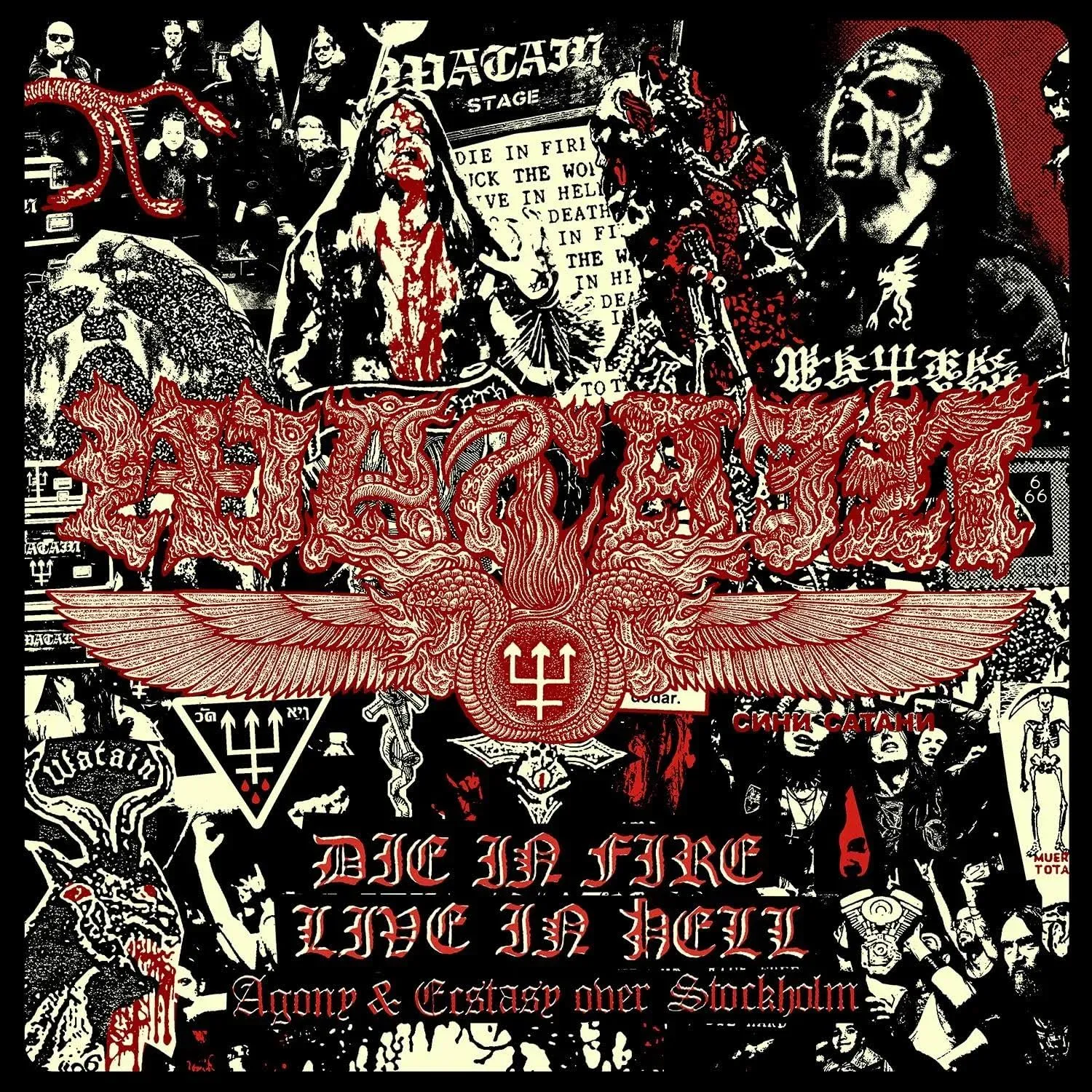 Watain - Die in Fire - Live in Hell [New CD]