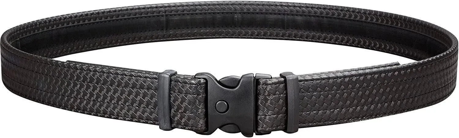 Uncle Mikes Ultra Duty Belt Mirage Basket Weave Black with Velcro, Card