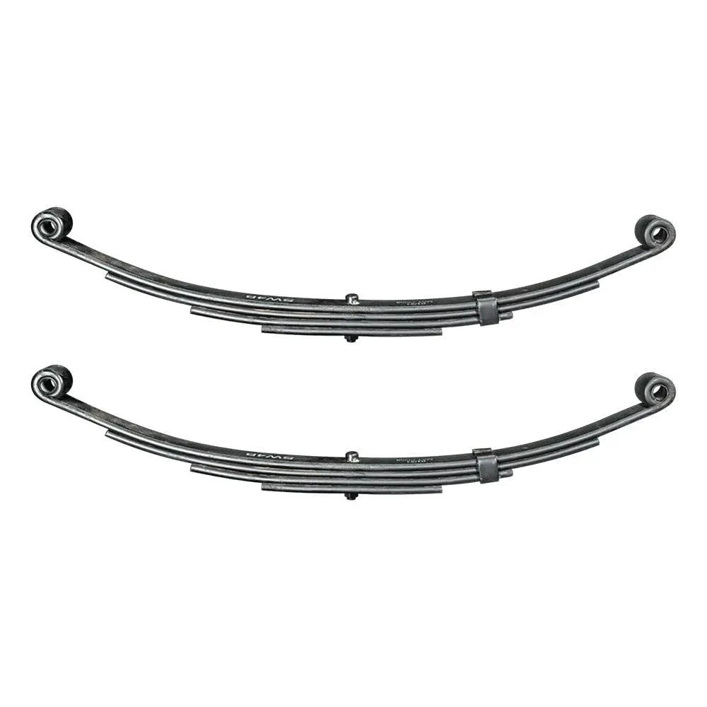 4 Leaf 25 1/4&#034;x 1 3/4&#034; Trailer Double Eye Spring for 3500 lb Axles (Set of 2)