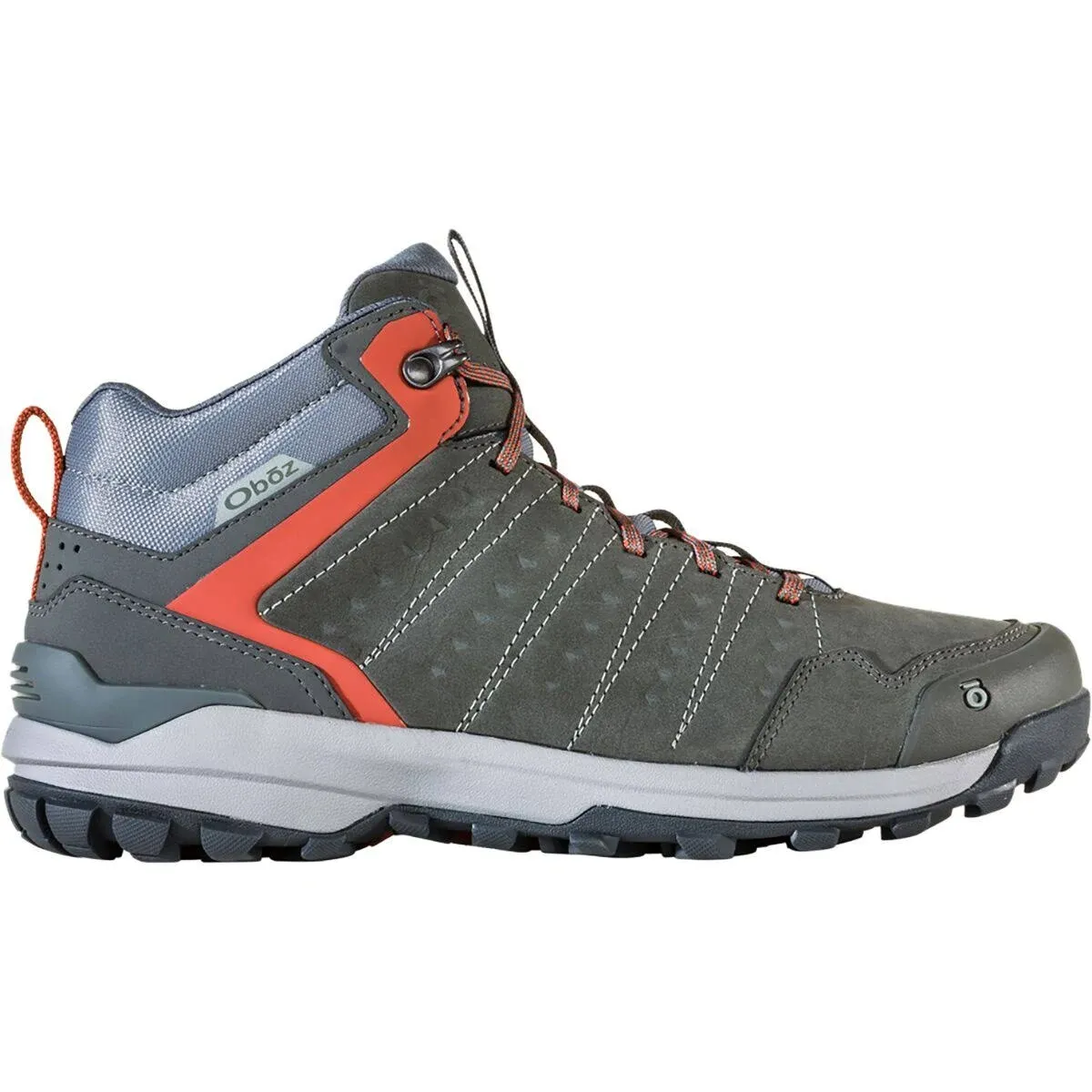 Oboz Sypes Mid Leather B-Dry Hiking Shoe - Men's Gunmetal 14