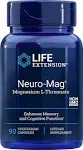 Neuro-Mag Magnésio L-treonato 90 Cápsulas - Life Extension