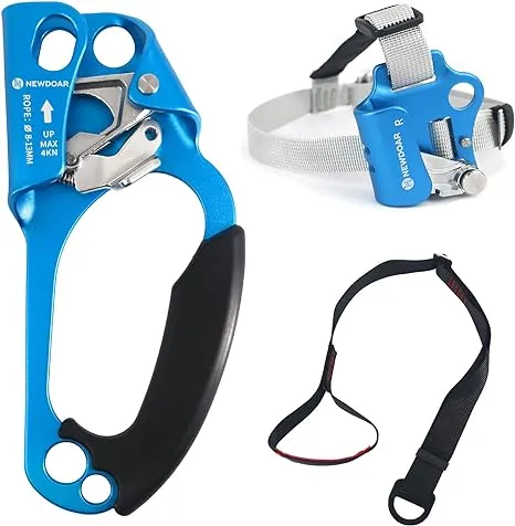 NewDoar UIAA & CE Certified Hand Ascender Rock Climbing Tree Arborist Rappelling ...