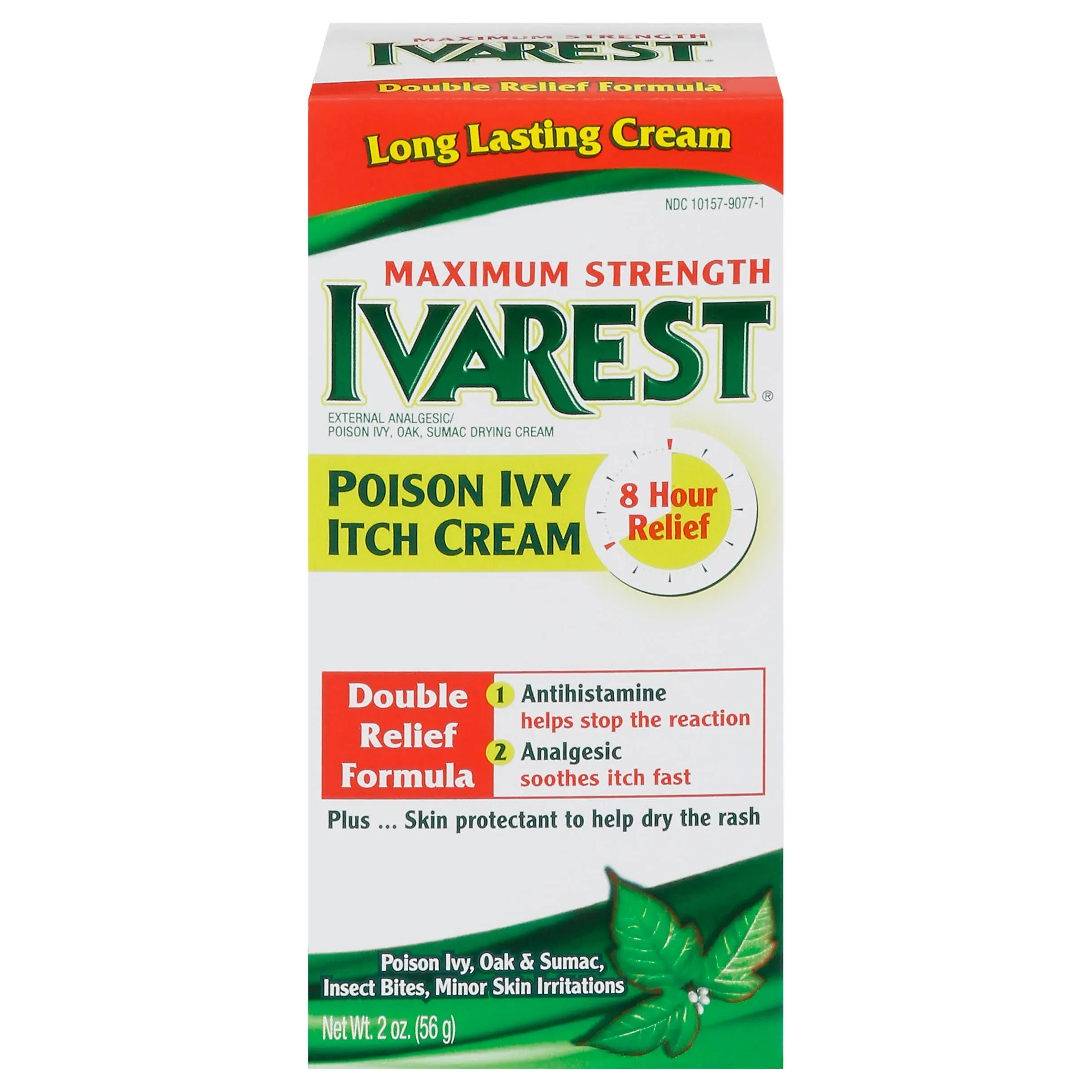 Invarest Poison Ivy Anti-Itch Cream, Maximum Strength - 2 oz tube 