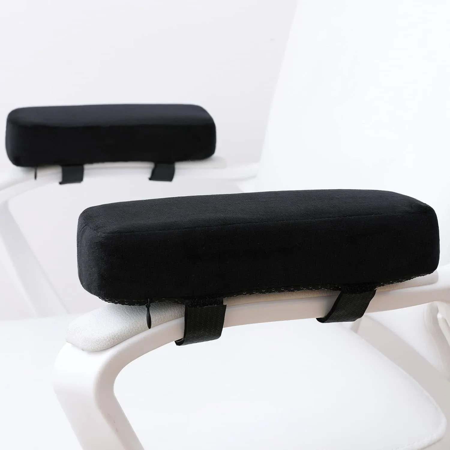 LargeLeaf Chair Ergonomic armrest Cushions Elbow Pillow Pressure Relief Office Chair Gaming Chair armrest with Memory Foam armrest Pads 2-Piece Set