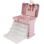 Stalwart Small Parts Organizer Tool Box, Pink