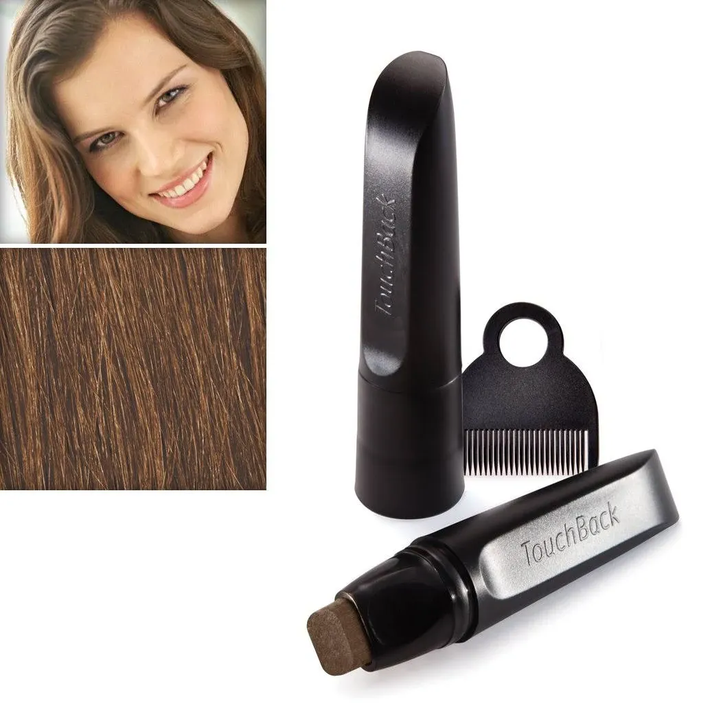 TouchBack PRO Gray Root Touch Up Marker Applicator - Real Hair Color Light Brown