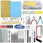 WMYCONGCONG 81 PCS Gundam Model Tools Kit Modeler Basic Tools Hobby Building ...