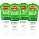 O'Keeffe's Working Hands Hand Cream, 3 oz, Tube, Pack of 4