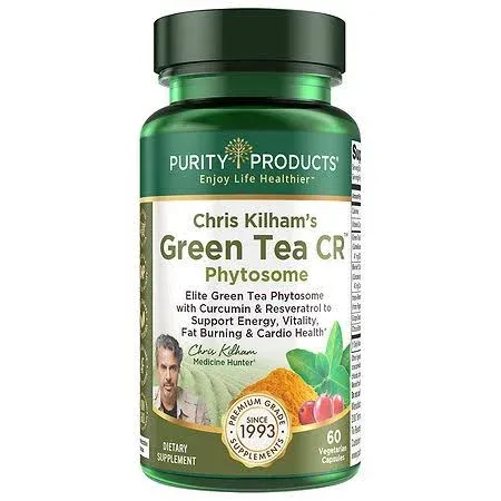 Green Tea CR w/Phytosome Healthy Fat Burning Support, 30 Day Supply, 60 Vegetarian Capsules 