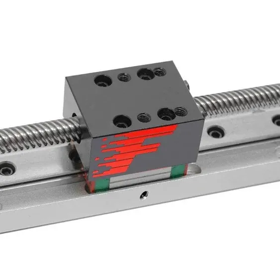 FUYU FSL30 Mini Linear Stage Small Slide Guide CNC Screw Lead Motion Table Motorized Nema 14 Stepper Motor[150mm Stroke Work Size]