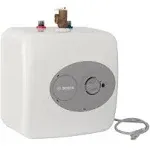 Bosch Electric Mini-Tank Water Heater Tronic 3000 T 4-Gallon (ES4) - Eliminate Time for Hot Water - Shelf, Wall or Floor Mounted