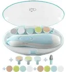 Baby Nail File 21 in 1, Safe Electric Baby Nail Buffer, Extra 13 Replacement ...