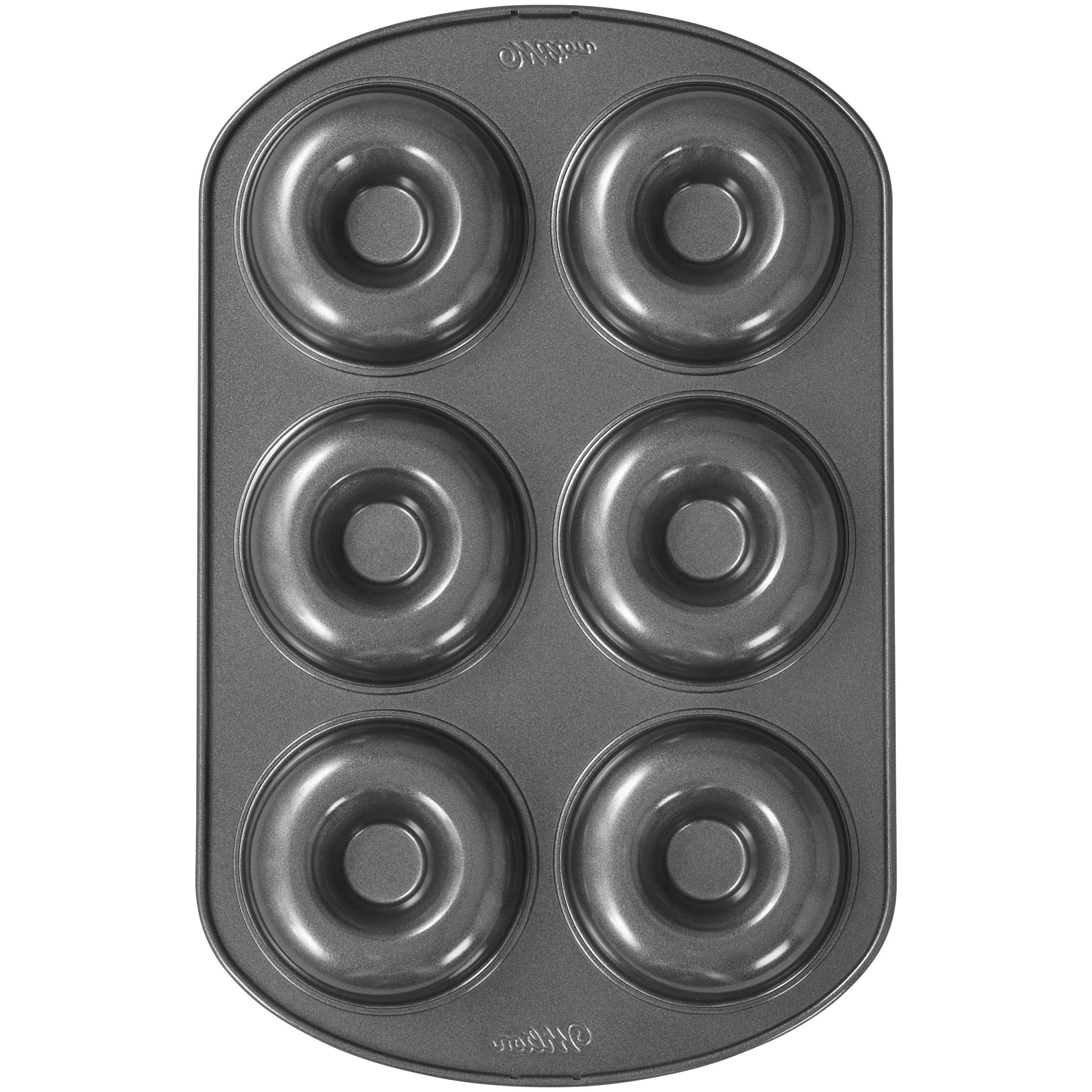 Wilton Non-Stick 6-Cavity Donut Baking Pans, 2-Count