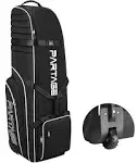 Partage Golf Travel Bag with Wheels, Golf Travel Case for Airlines, 900D Heavy Duty Oxford -Black