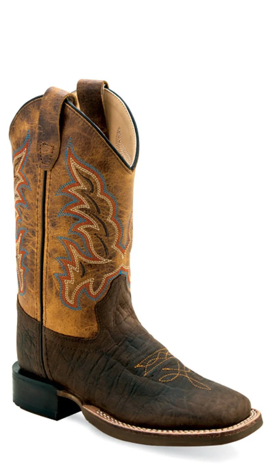 Old West Unisex Broad Square Toe Boots