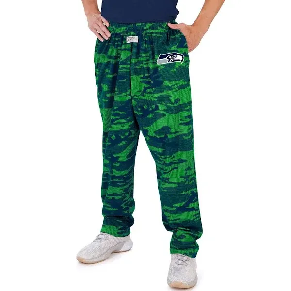 Zubaz NFL Mens Team Color Camo Lines Pant