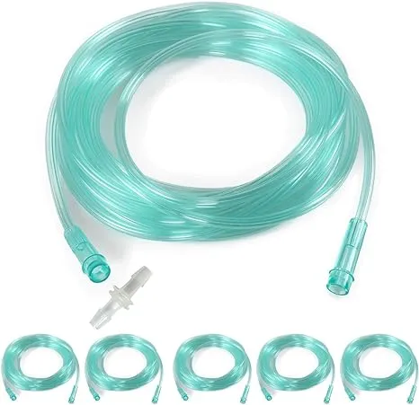 5 Pack - Oxygen Tubing | air tubing - Premium Crush Resistant Oxygen Tubes - Each 16.4 Foot