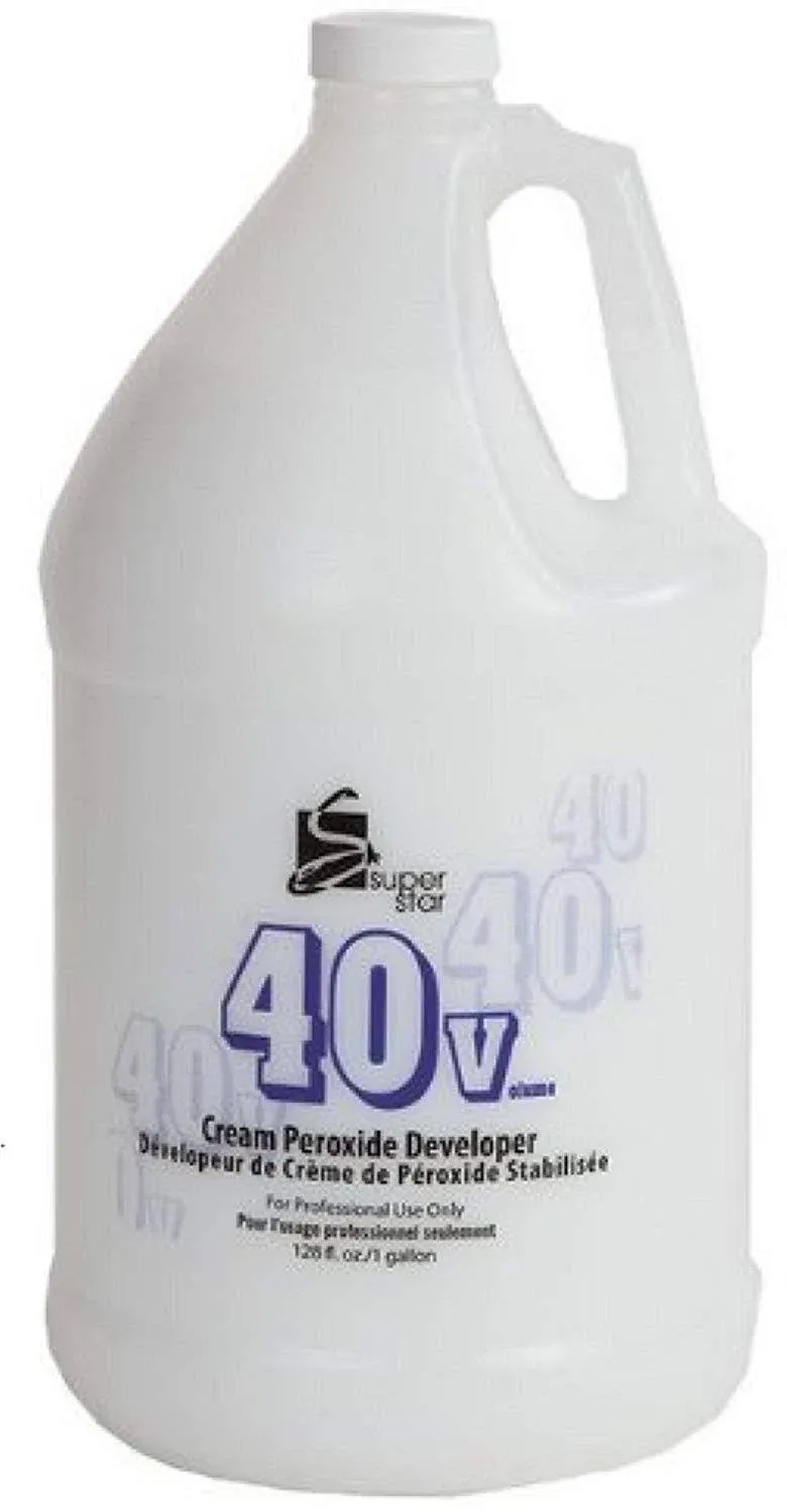 Super Star 40V Stabilized Cream Peroxide Developer Gal