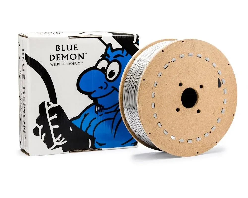 Blue Demon E71T-1/1M X .035 X 33LB Spool Dual Shield Gas Shielded Flux Core Welding Wire, General Purpose, All Position, Low Fumes, Stable Arc, Requires Shielding Gas