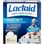 Lactaid Fast Act Lactose Intolerance Relief Supplement (3.2 oz)