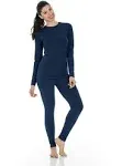 Thermajane Thermal Underwear for Women Crewneck Long Johns Set (XXS-3XL)