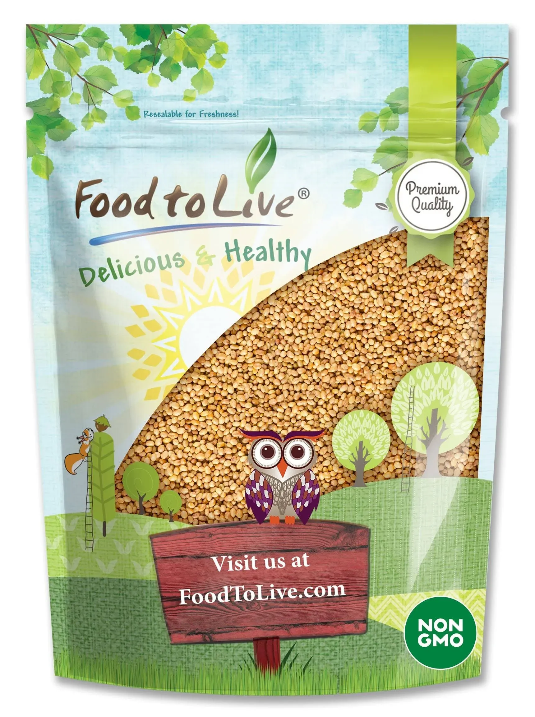 Food to Live - Clover Seeds for Sprouting, 3 Pounds Pure, Vegan, Kosher, Bulk. Edible Seeds. Rich in Vitamin C. High Germitation Rate. Grow Sprouts, and Microgreens.