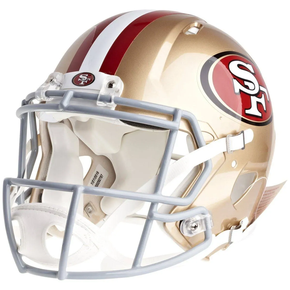 Riddell San Francisco 49ers Authentic Speed Helmet - Gold