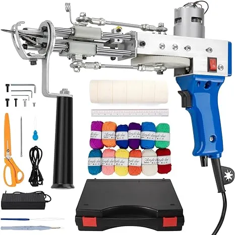 Tufting Gun Kit - Cut Pile Tufting Gun Kit, Rug Tufting Gun Machine Starter Kit