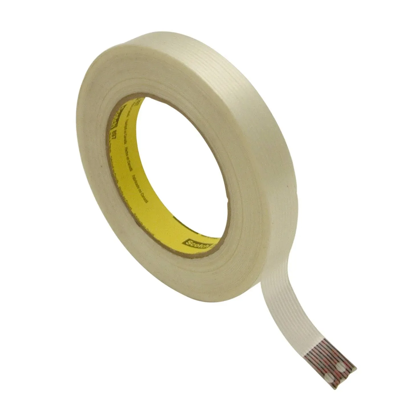 3M Scotch 897 Filament Strapping Tape: 1.9cm . x 60 yds. (Clear)