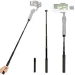 Extension Rod for Gimbal - YILIWIT 29 inch Adjustable Selfie Stick Compatible with Gimbal Stabilizer DJI Osmo Mobile 3 2/Feiyu/Zhiyun Smooth Q & 4 and All Phone Gimbles with 1/4" Thread Handheld Pole