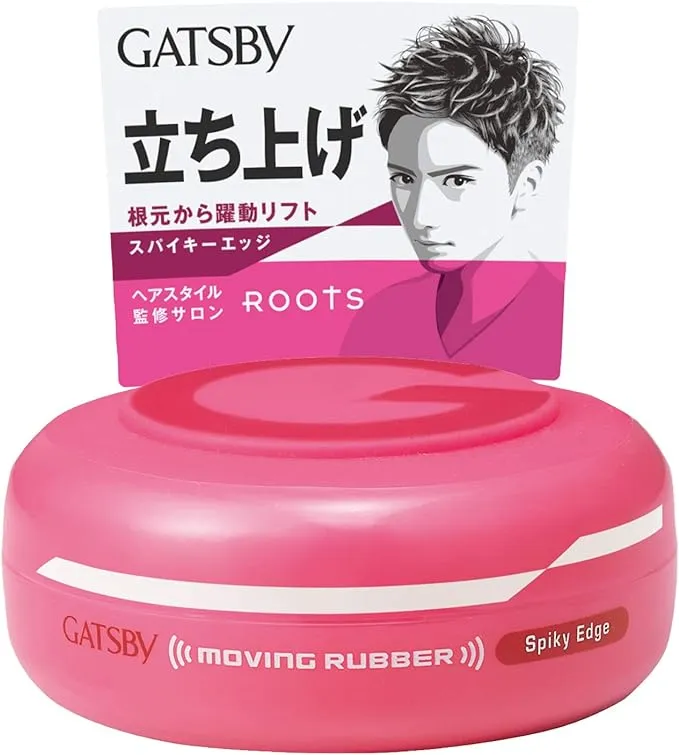 Gatsby Hair Wax Moving Rubber Spiky Edge - 80g