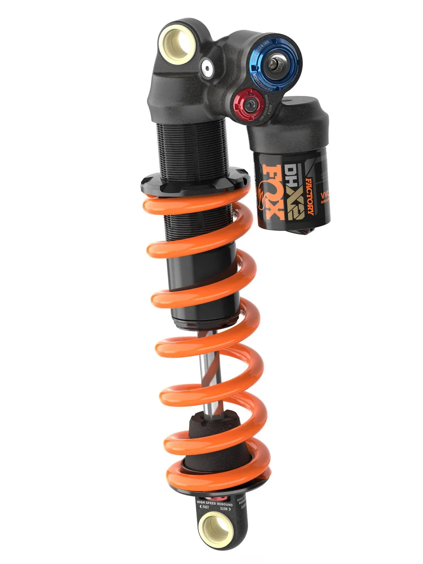 FOX DHX2 Factory Rear Shock - Standard, 9.5 x 3&#034;, H/LSC, H/LSR, Hard Chrome Coat