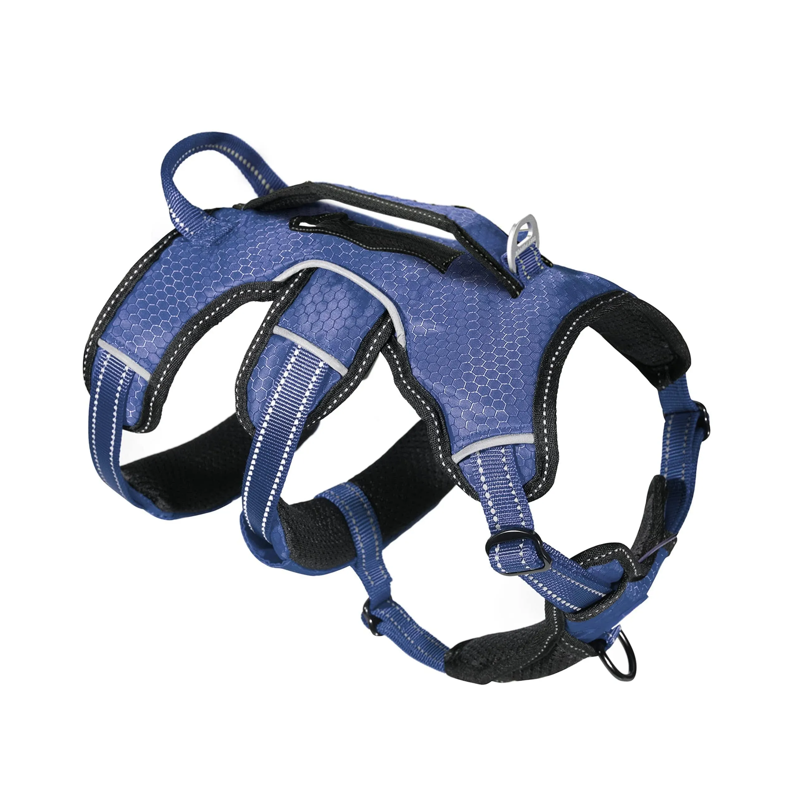 Updated for 2022 - Tracker No Escape Dog Harness | Dual Escape Proof Leash Attac